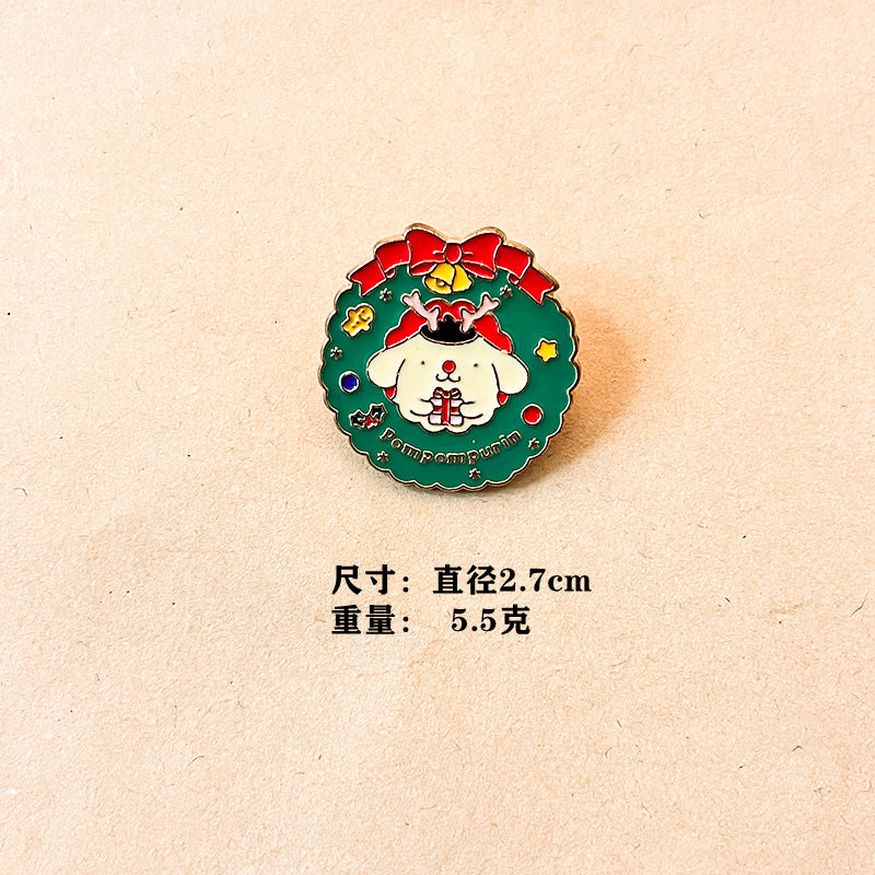 Alloy Christmas Kuromi brooch (Minimo de compra 2) MIC-DongQ021