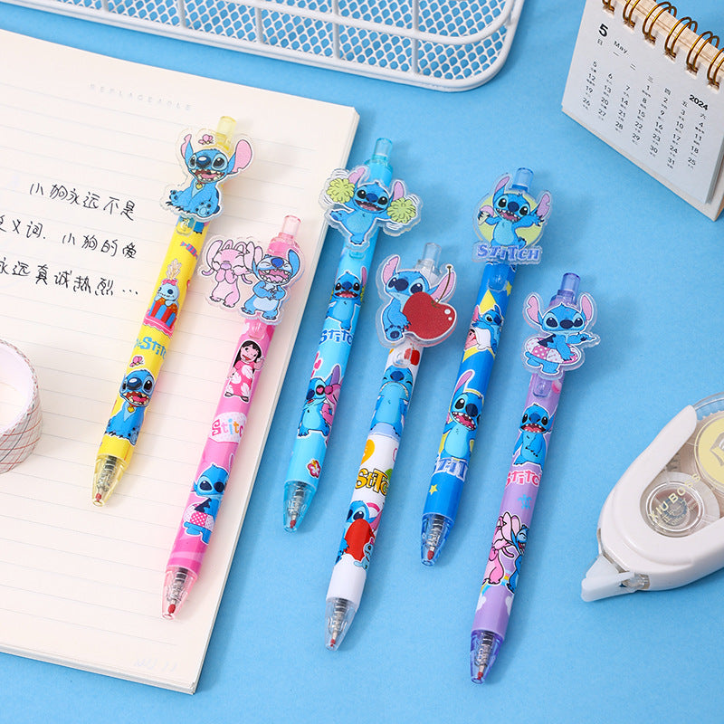 Plastic cute blue doll neuter pen 48PCS MIC-XingC018