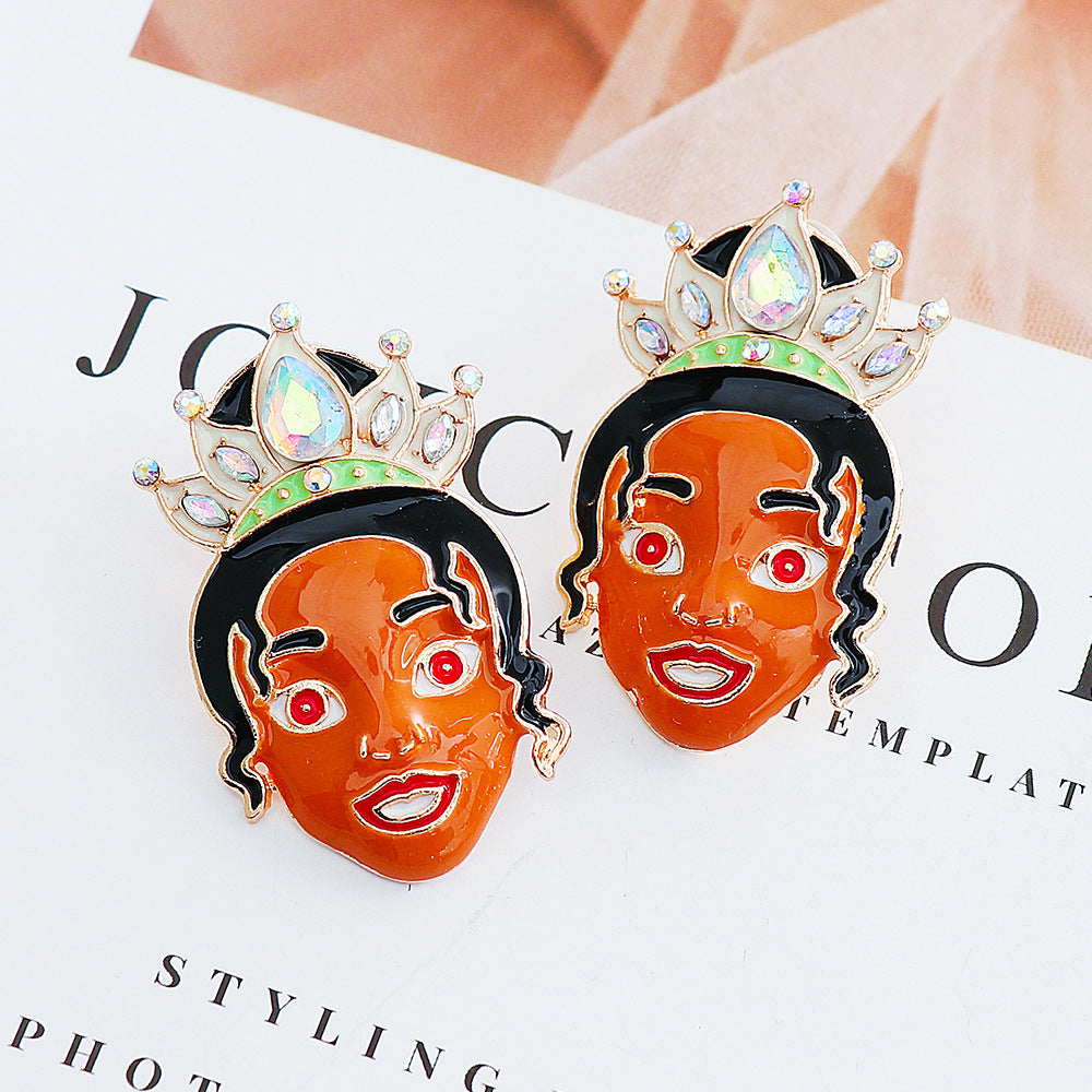 Alloy cartoon cute earrings MYA-JuJ020