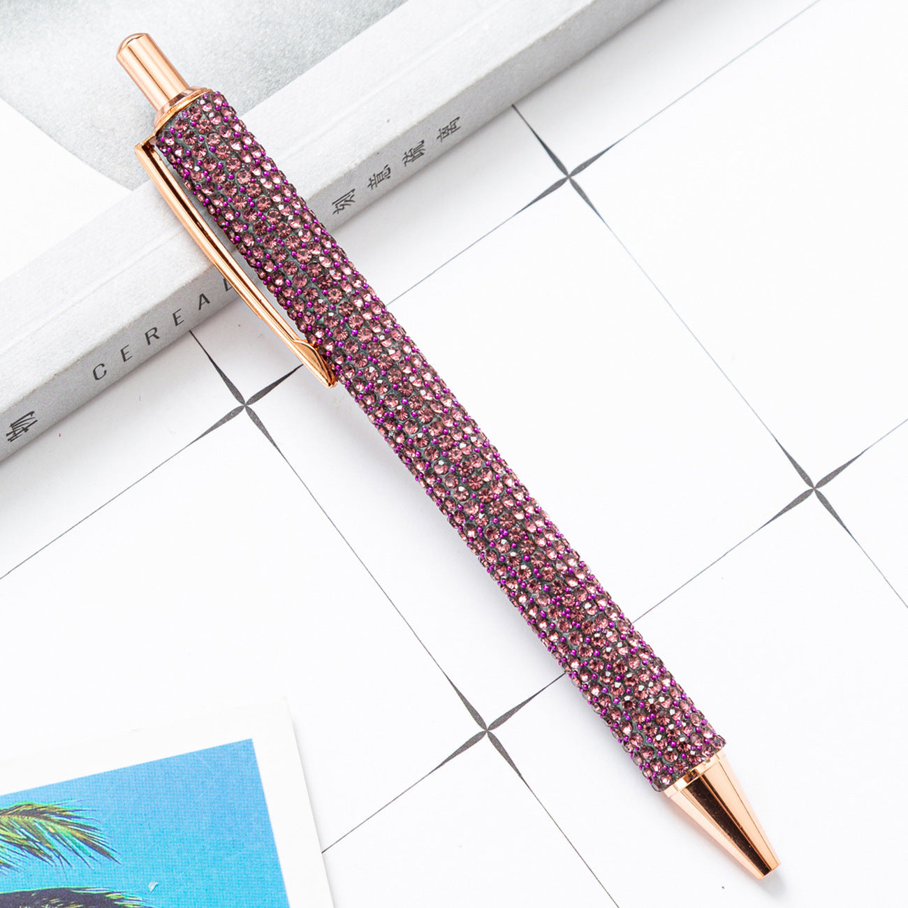 Metal Rhinestone Ballpoint Pen Huah021