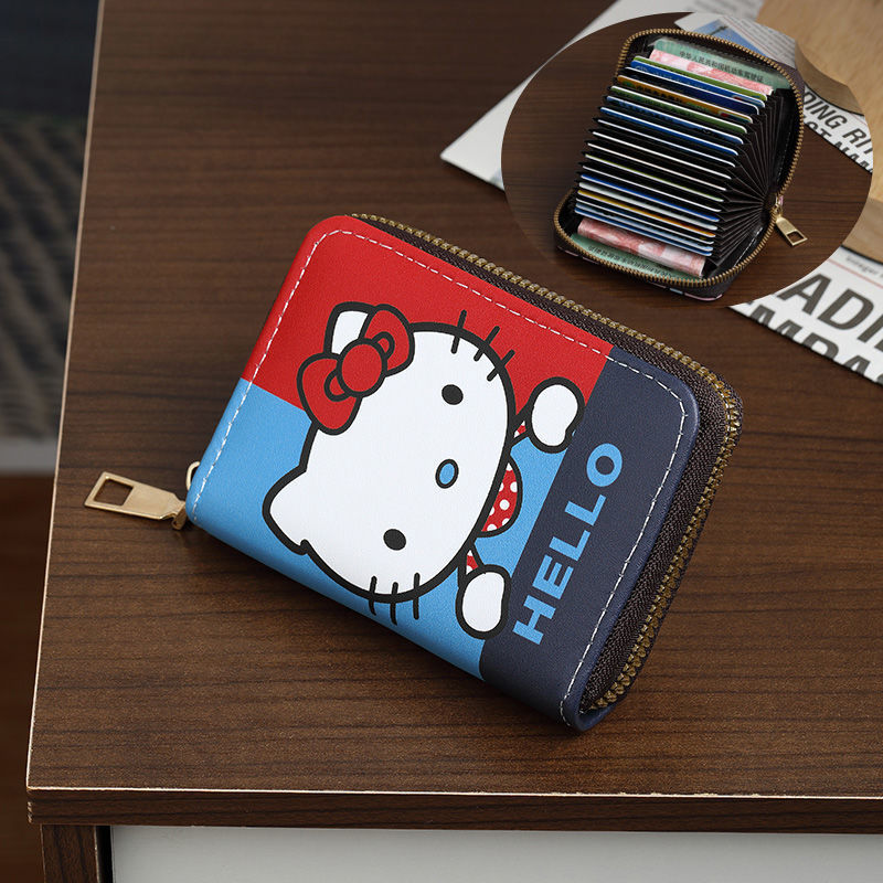 PU Hello KK Cat Multi Card Wallet MIC-YingL001