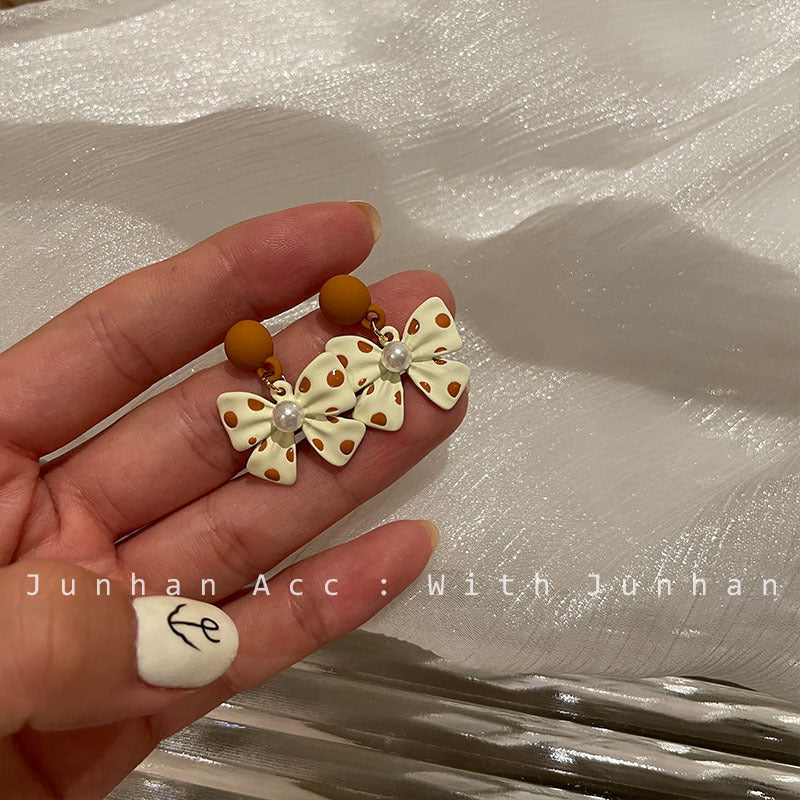 Acrylic sweet simple earrings MIC-JunH004