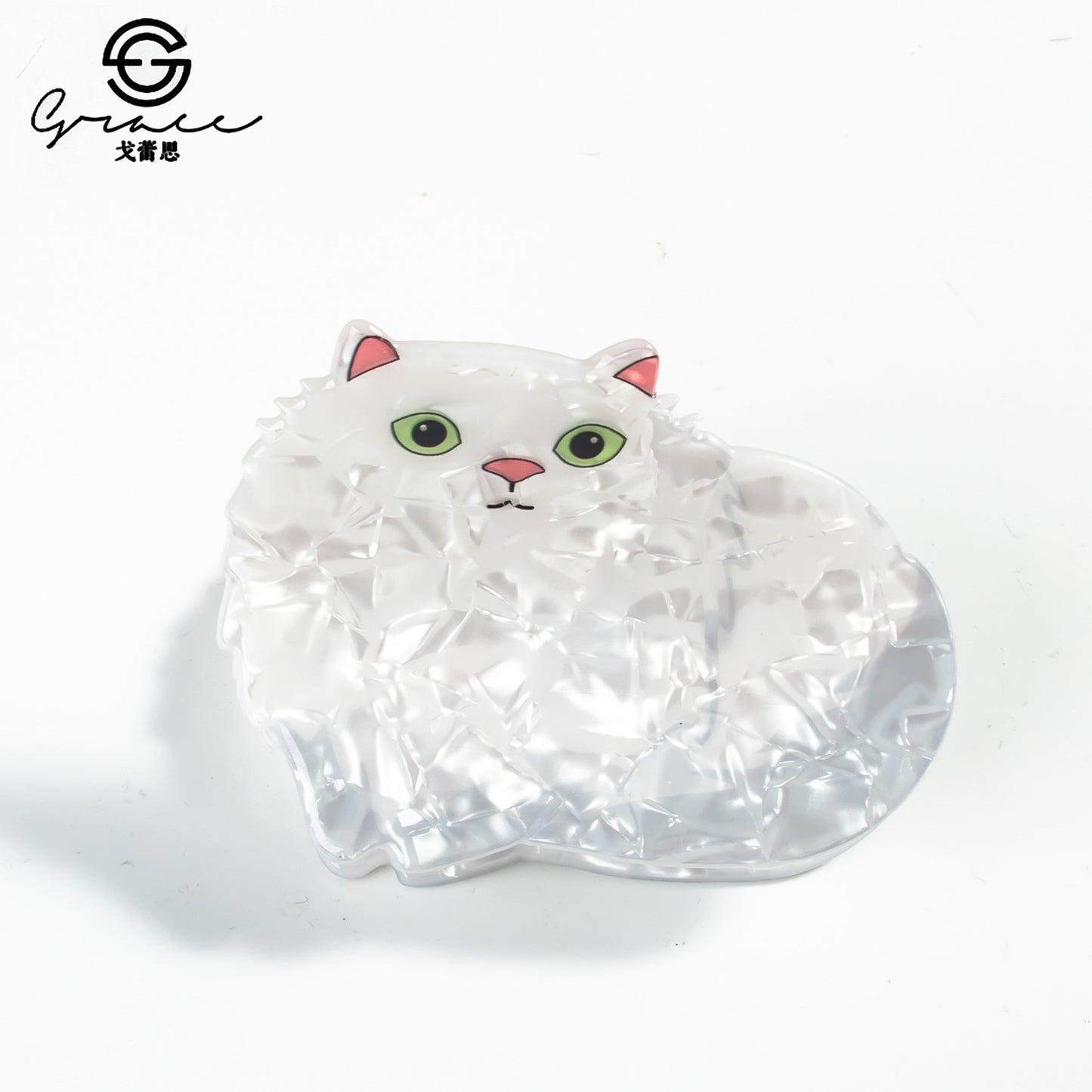 PVC cartoon cat hair clip MIC-GLS009