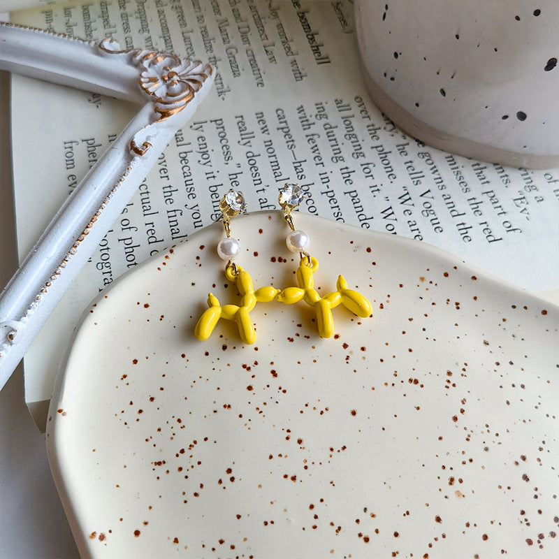 Alloy Candy Flower Earrings MIC-JiuY022