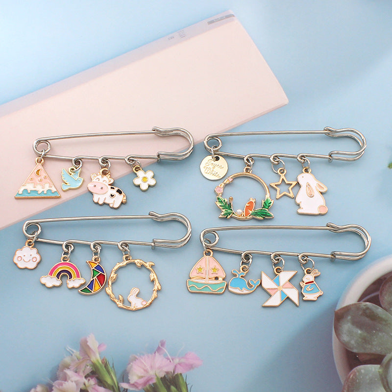 Alloy cartoon animal brooch (Minimo de compra 2) MIC-LiY008