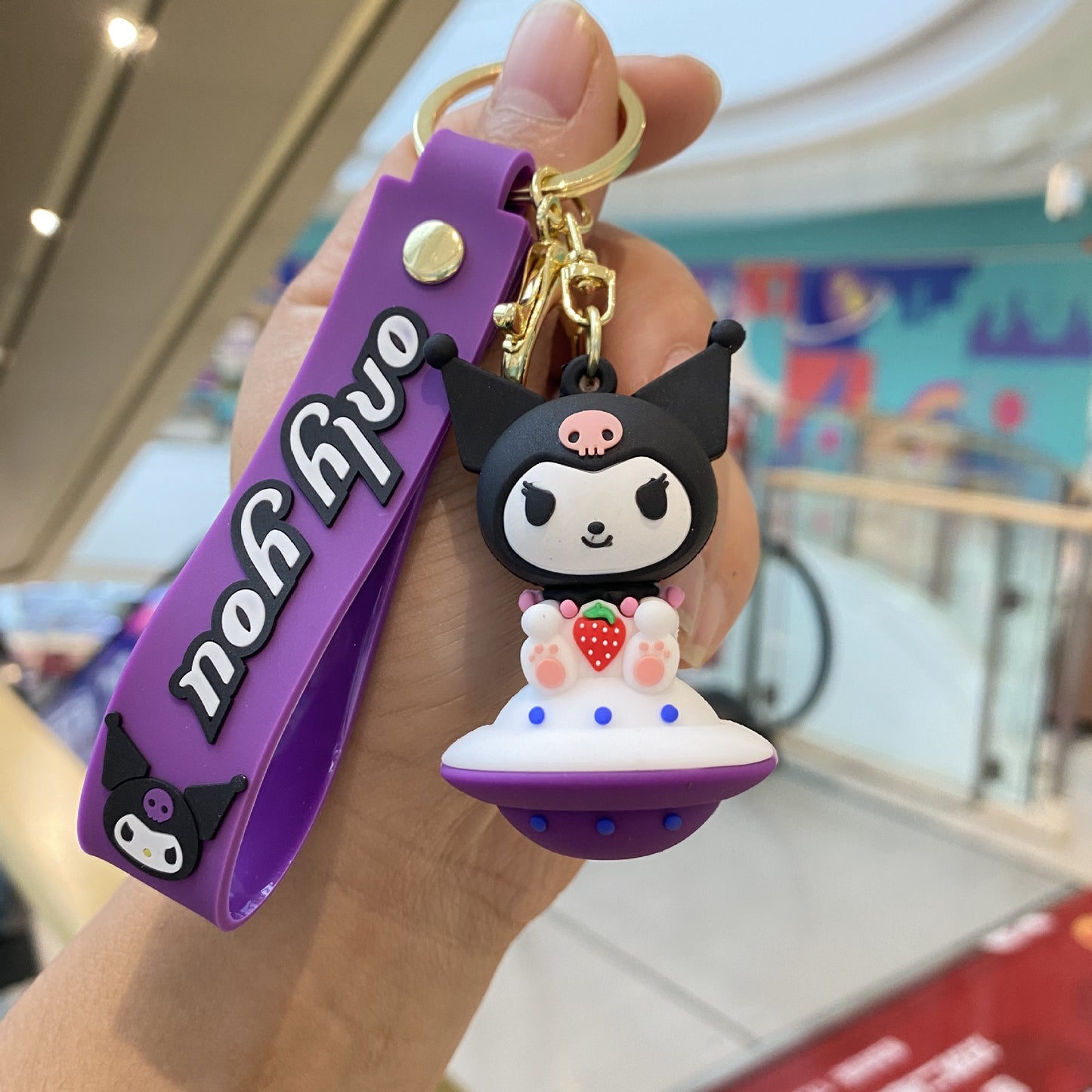 PVC cartoon cute pet cute keychain MYA-PengY046