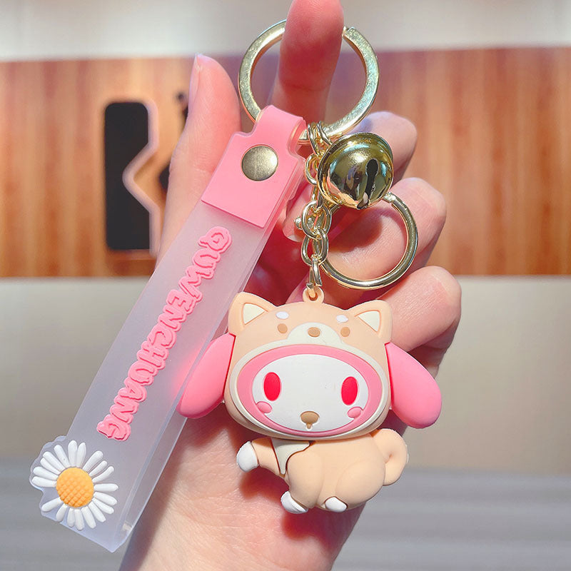 PVC cute transformation keychain MIC-JinG021