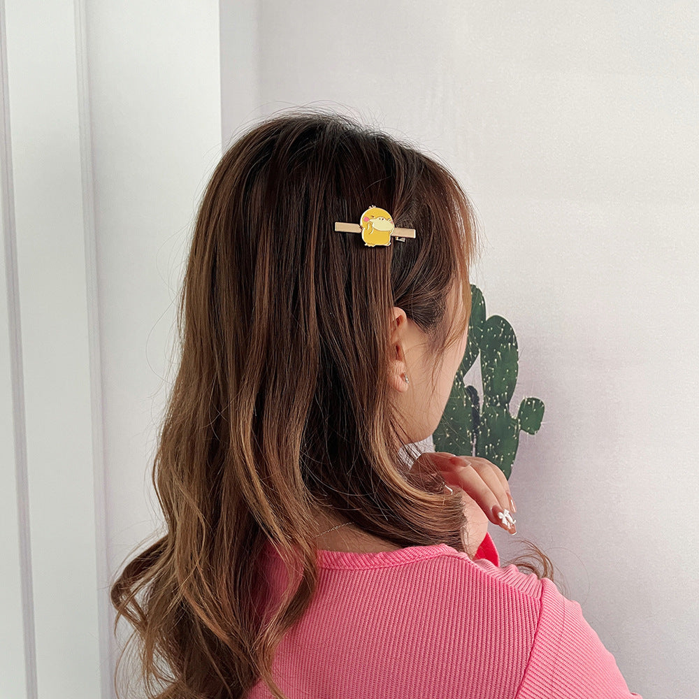 Alloy Cute Bee One Line Hair Clip (Minimo de compra 2) MIC-YunX011