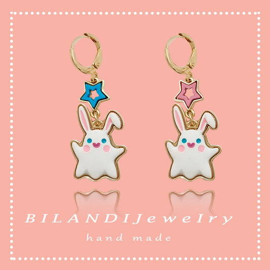 Alloy cute rabbit earrings MYA-BLD094