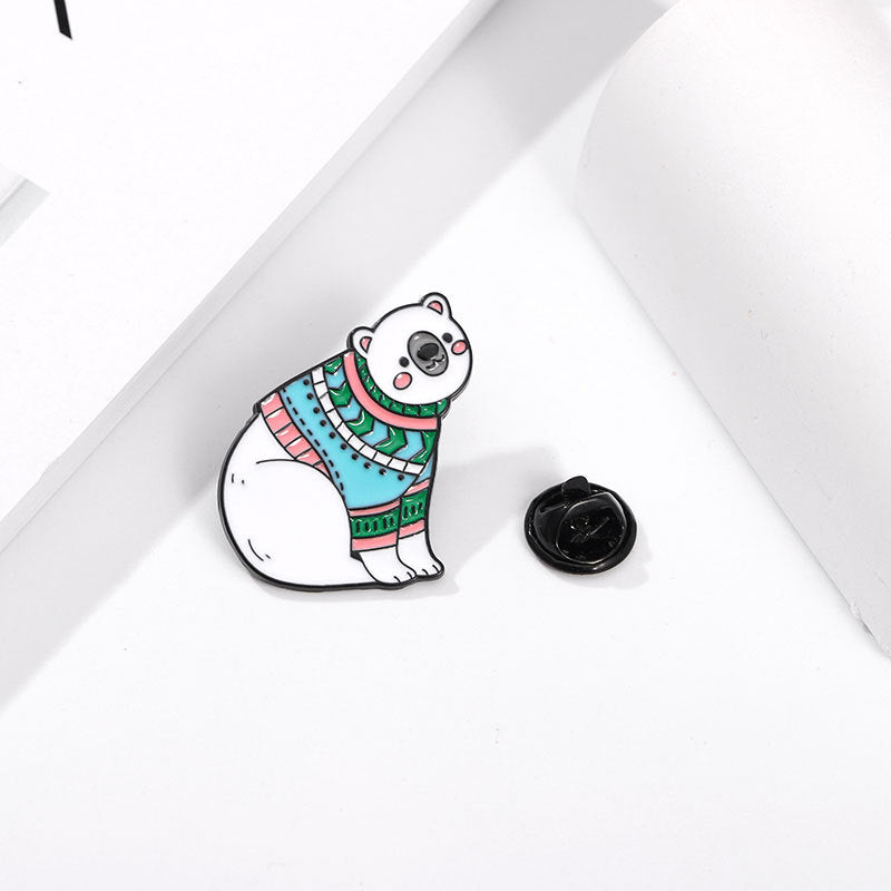 Alloy cat and puppy brooch (Minimo de Compra 5) MIC-YiN035