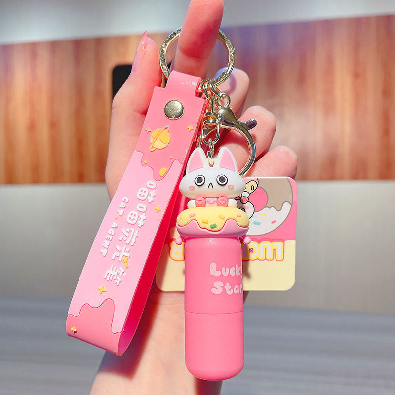 PVC Meow Fluorescent Pen Keychain MIC-JinG018