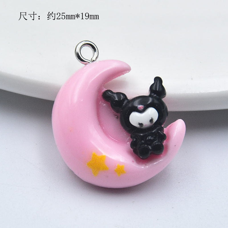 Resin glossy bow accessories MIC-ZhiB011