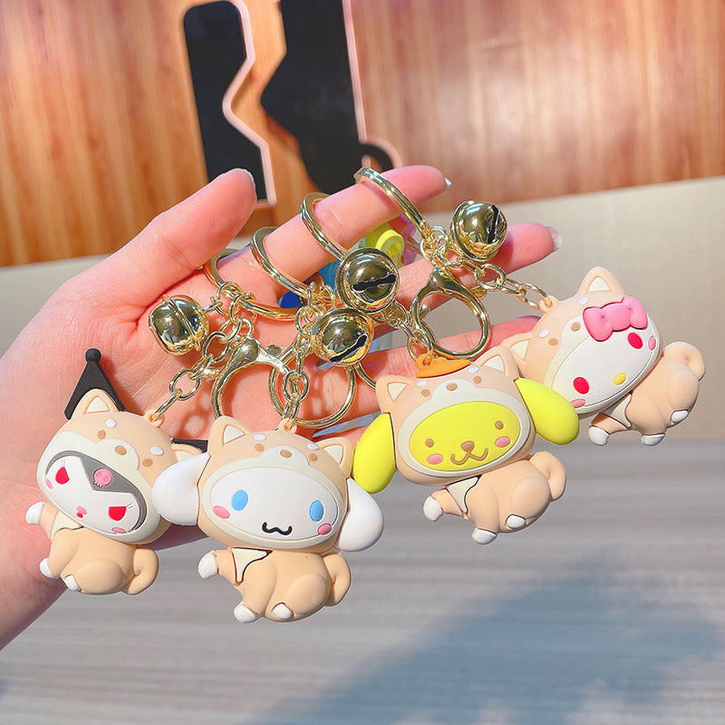 PVC cute transformation keychain MIC-JinG021