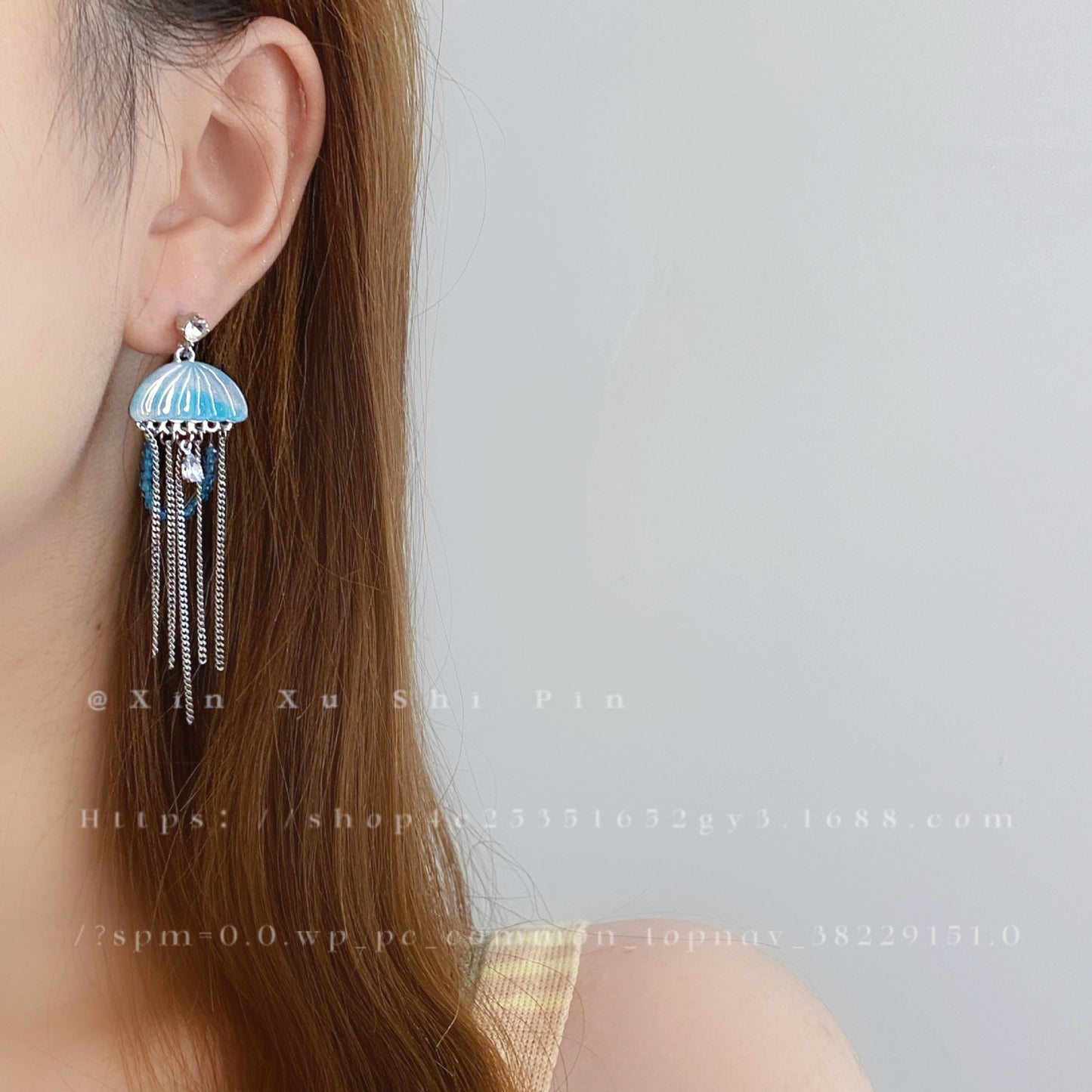 Alloy exquisite feng shui mother tassel earrings MIC-XinXu016