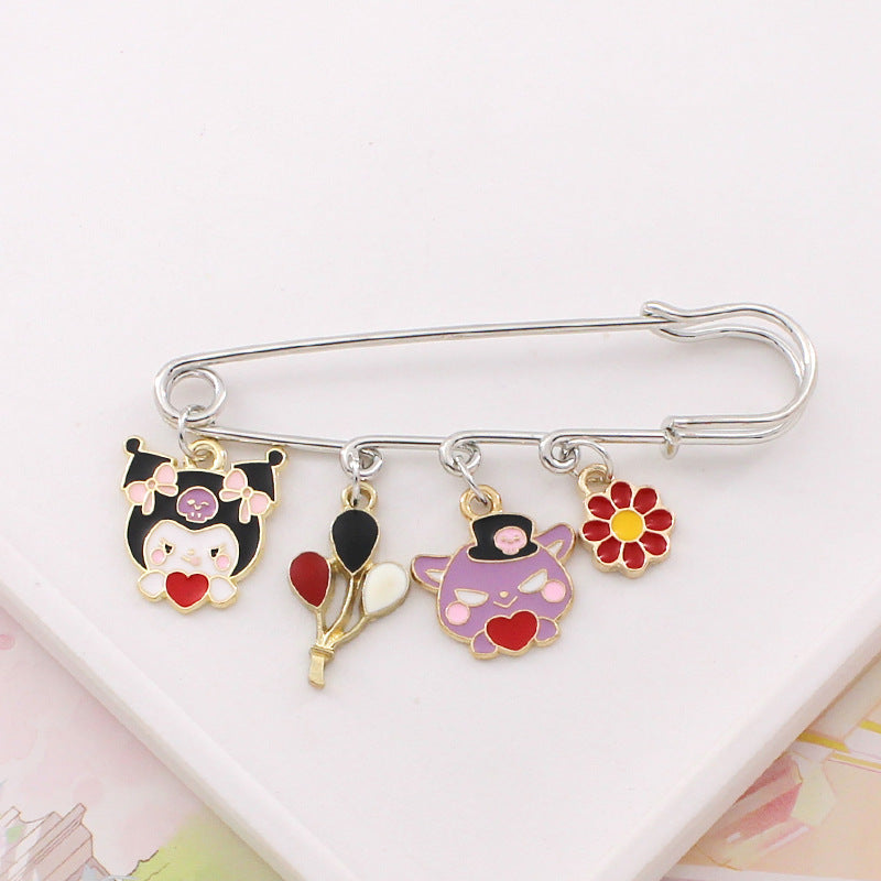 Alloy cartoon animal brooch (Minimo de compra 2) MIC-LiY018