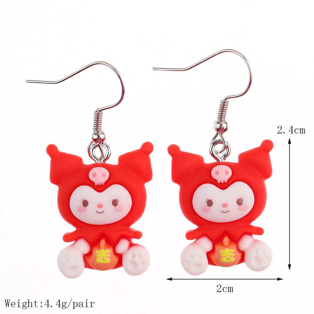 Cute cartoon earrings MIC-NiQ003