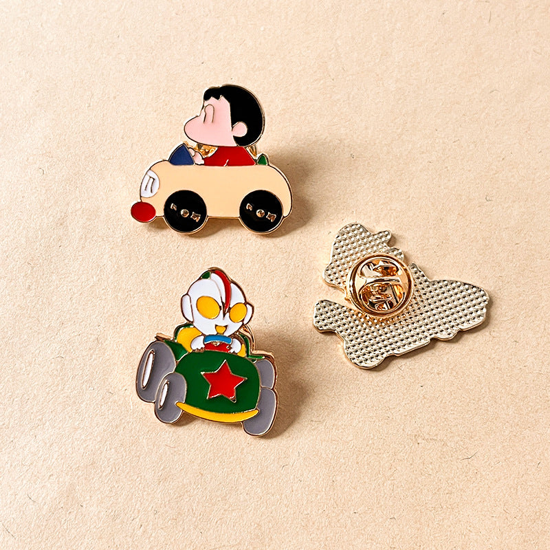 Alloy new Mario racing brooch (Minimo de compra 2) MIC-DongQ023