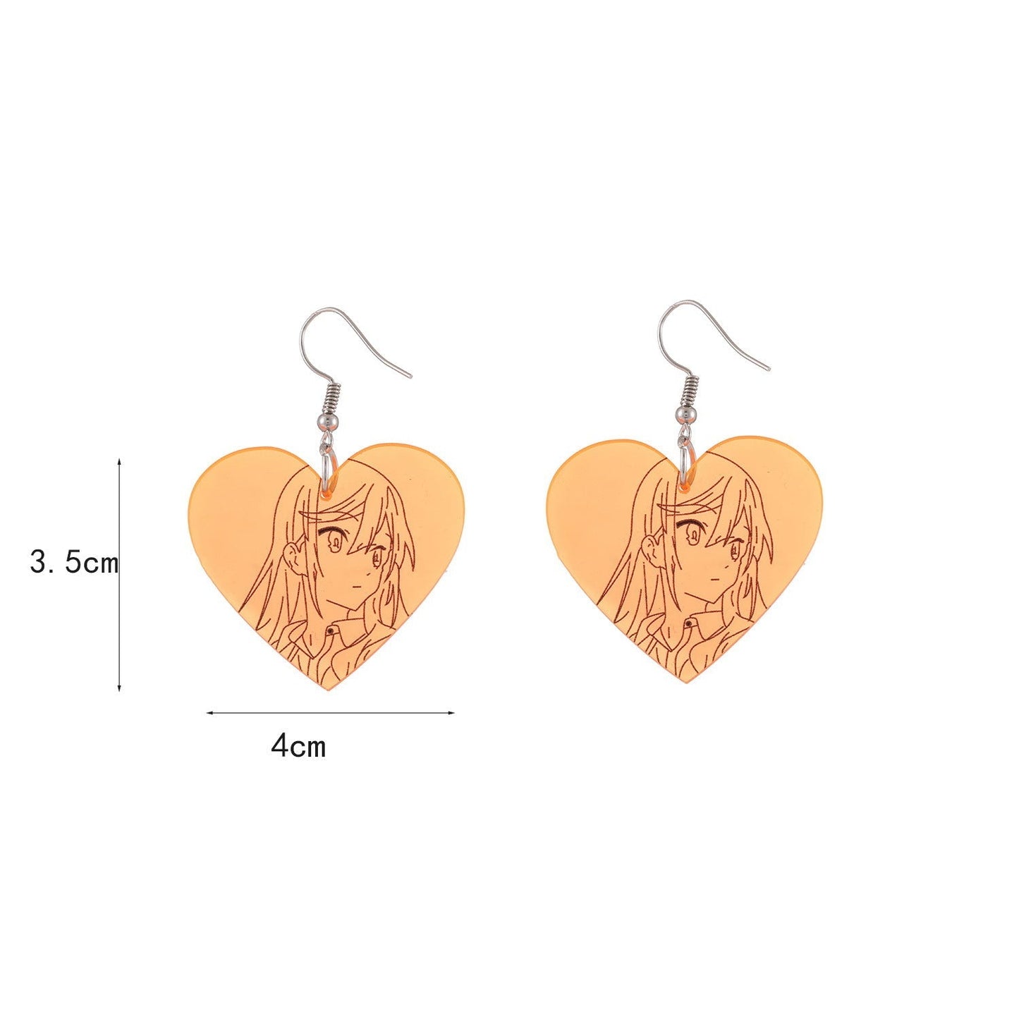 Cute Cartoon Acrylic earrings MIC-XueP004