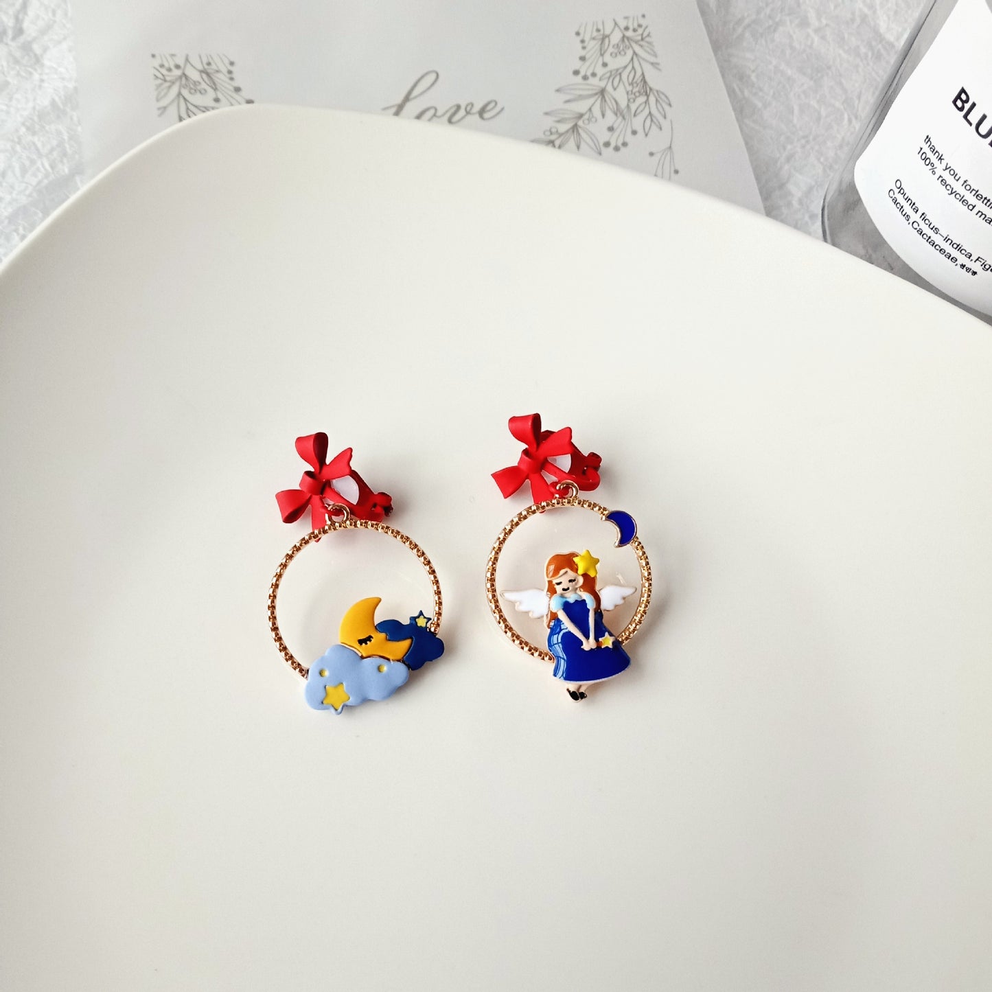 Alloy cartoon cute earrings MIC-ASY001