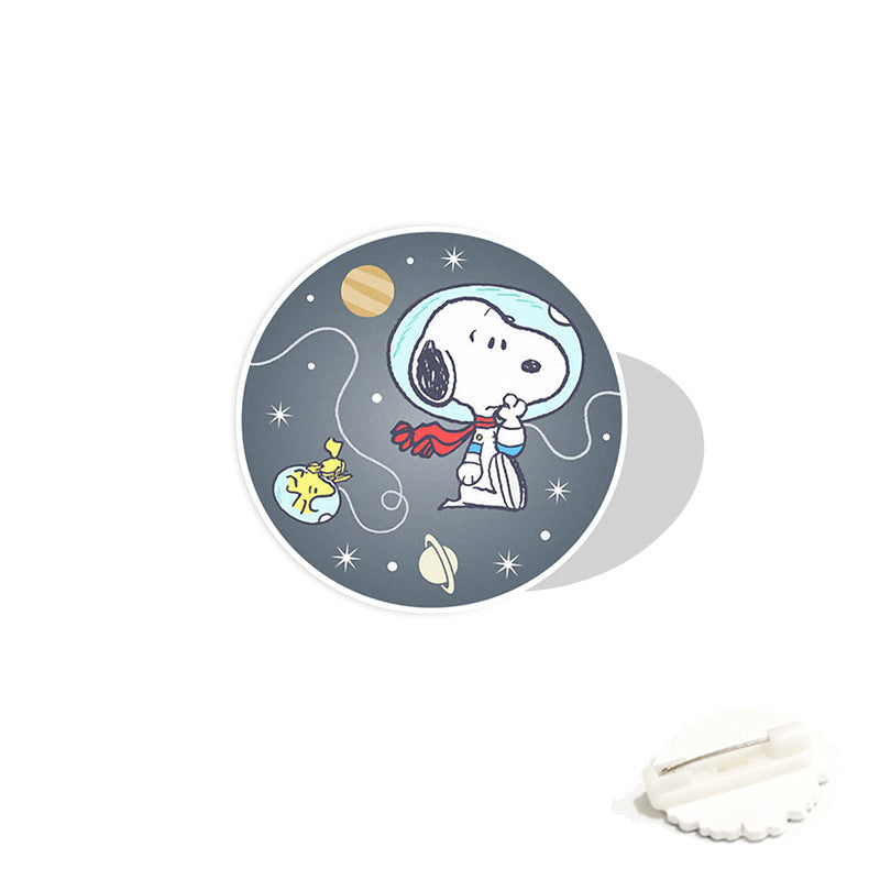 Acrylic cartoon cute Snoopy brooch (Minimo de compra 2) MYA-WeiJ011