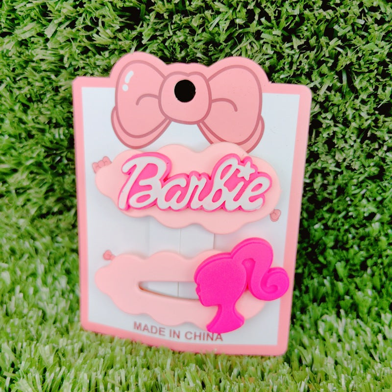 Resin cartoon Barbie cloud hair clip (Minimo de compra 12) MYA-ZiZ008