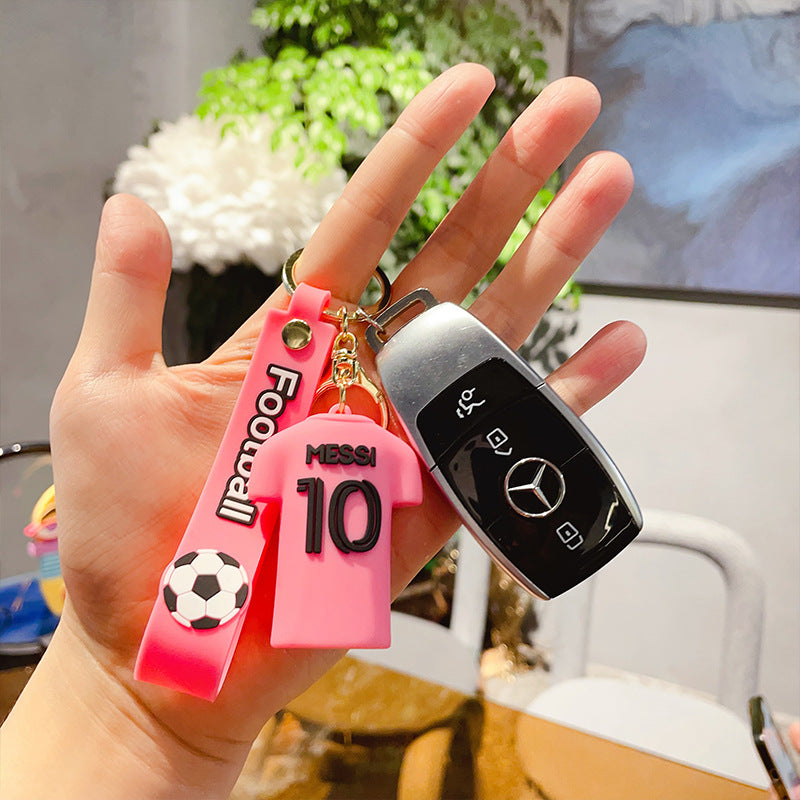 Cartoon Jersey PVC Doll Keychain JG029