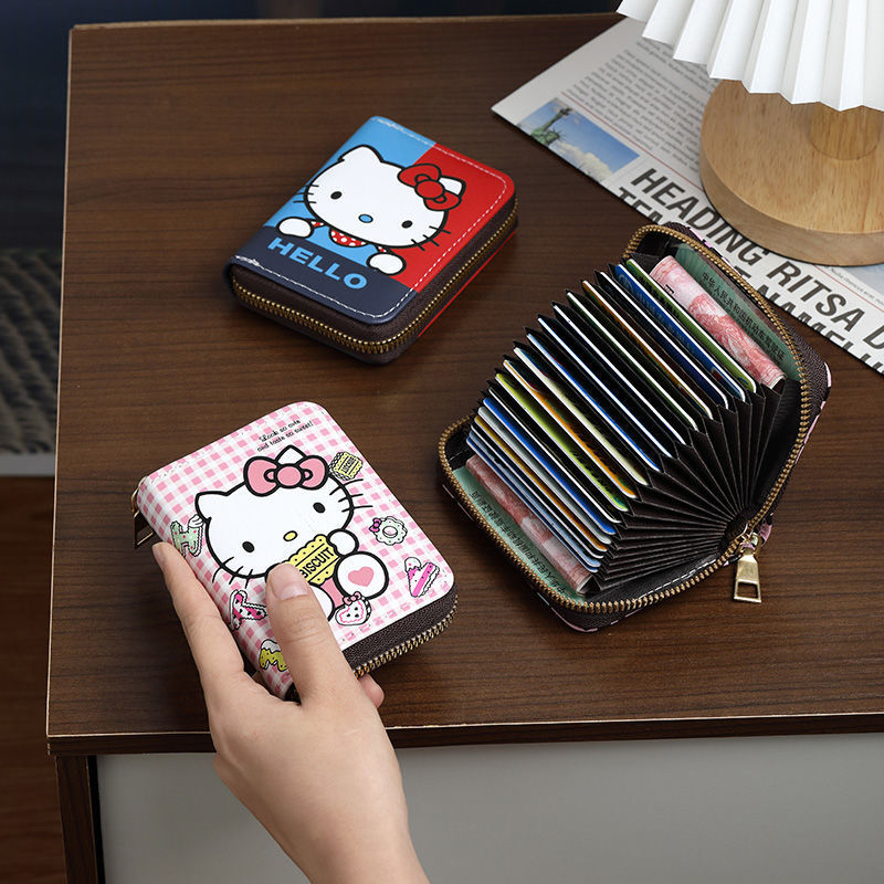 PU Hello KK Cat Multi Card Wallet MIC-YingL001