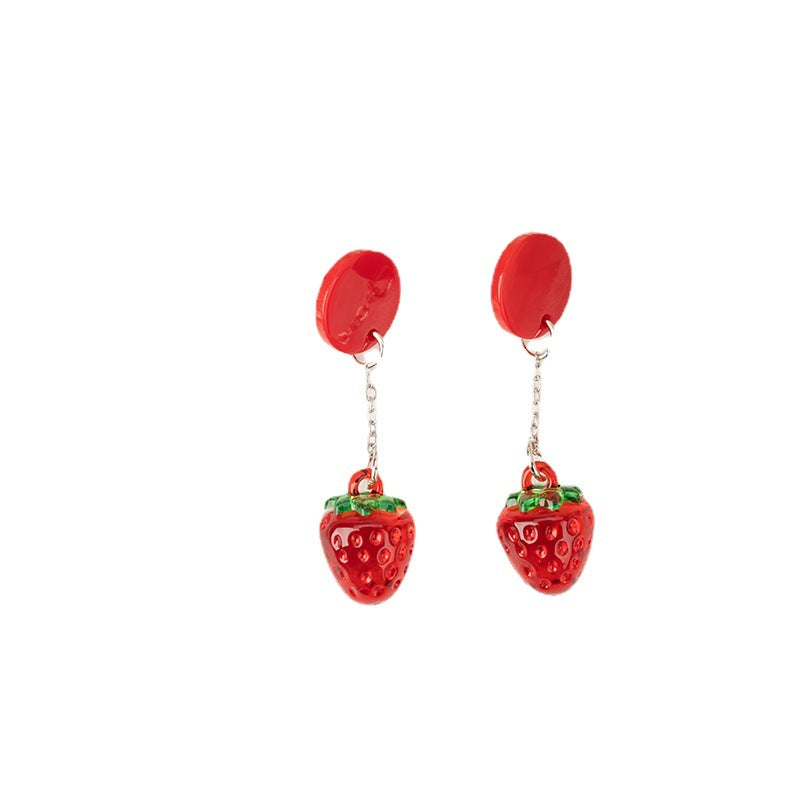 Alloy Cherry Strawberry Apple Earrings (Minimo de Compra 3) MYA-YouY036