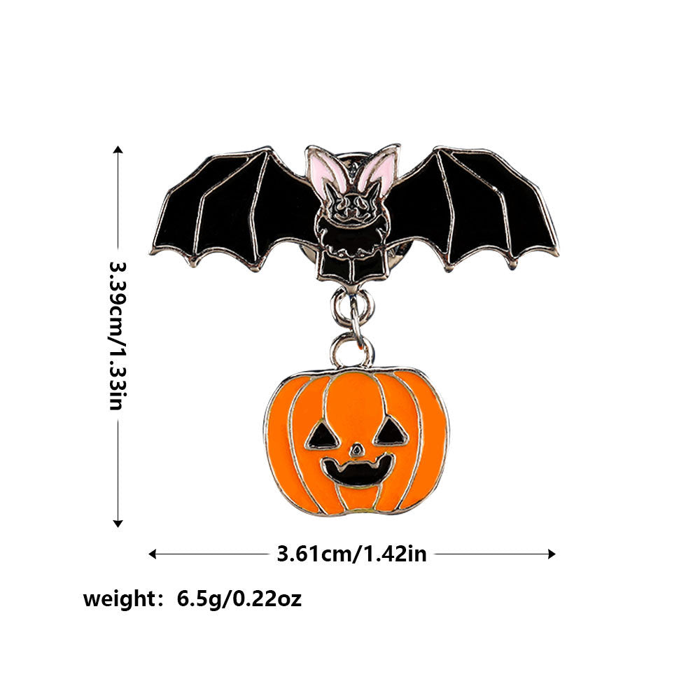 Alloy pumpkin dark brooch (Minimo de Compra 2) MIC-ZhiJ003