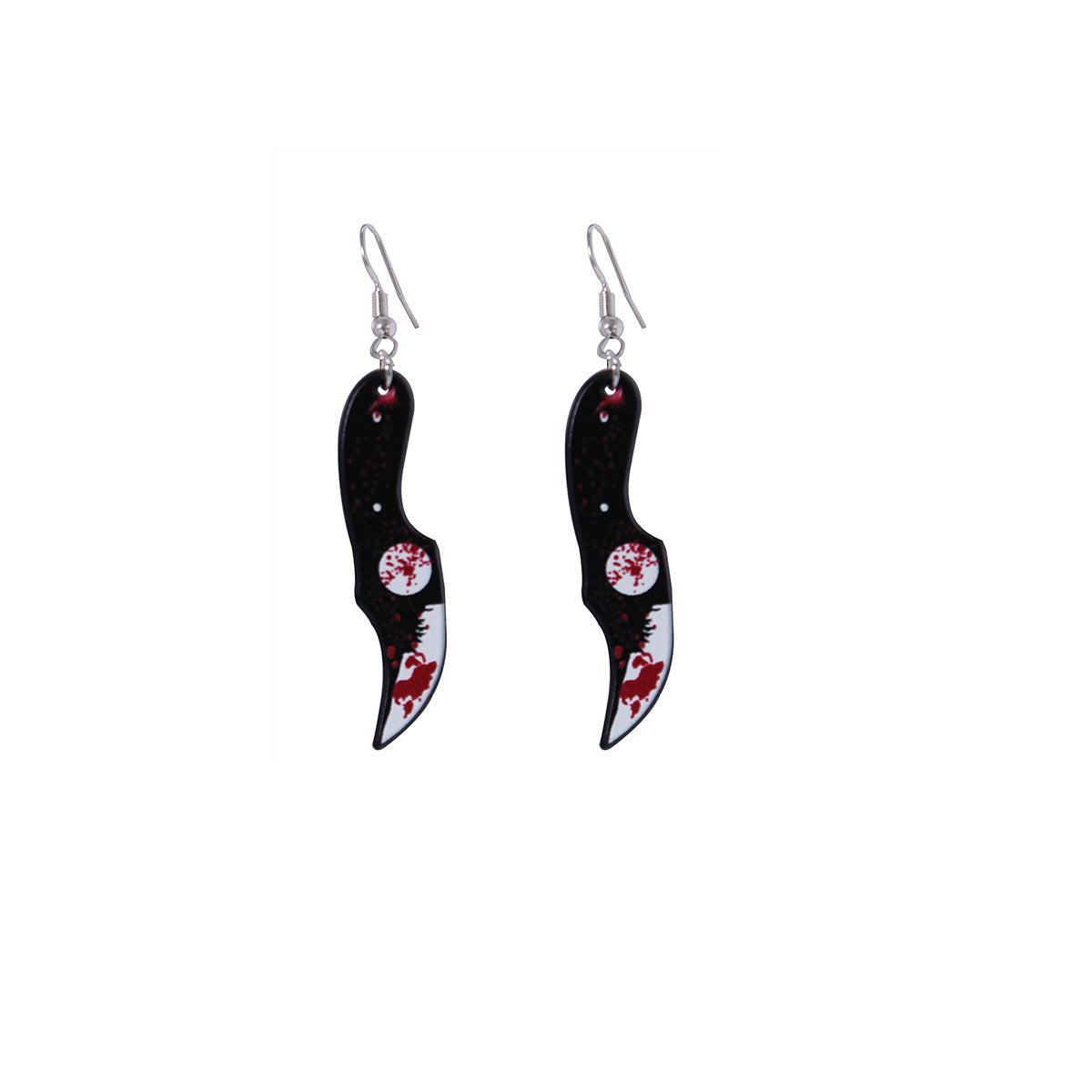 Alloy Bloodstained Axe Scissors Earrings MYA-MDD173