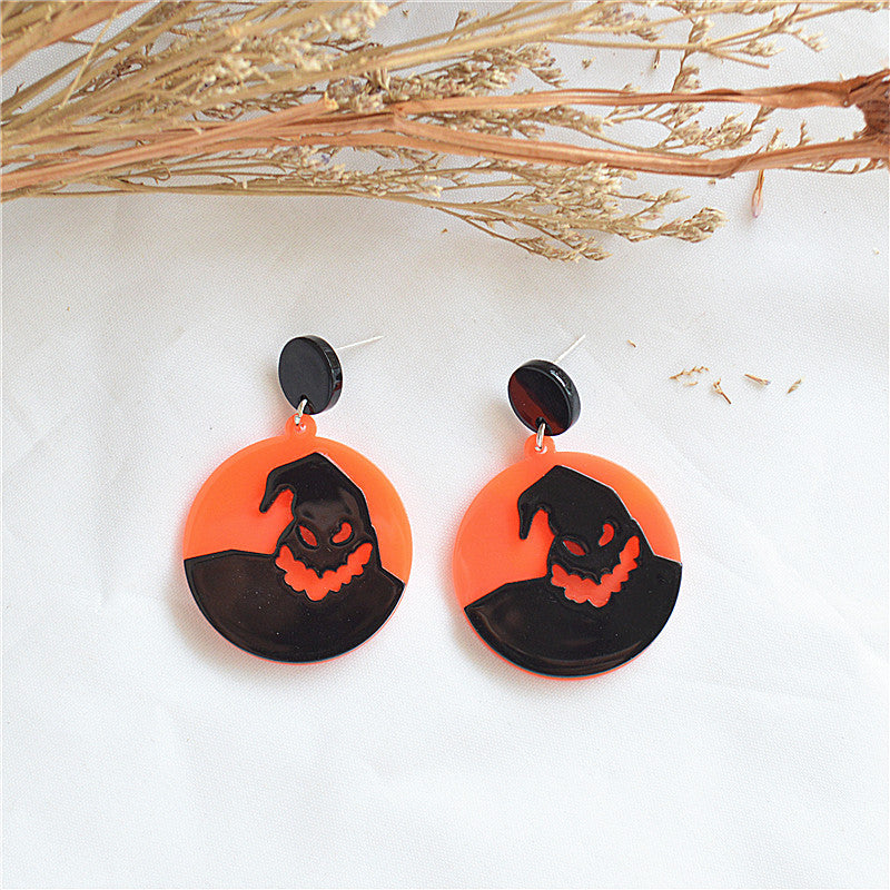 Acrylic horror and funny ghost earrings MYA-XieN059