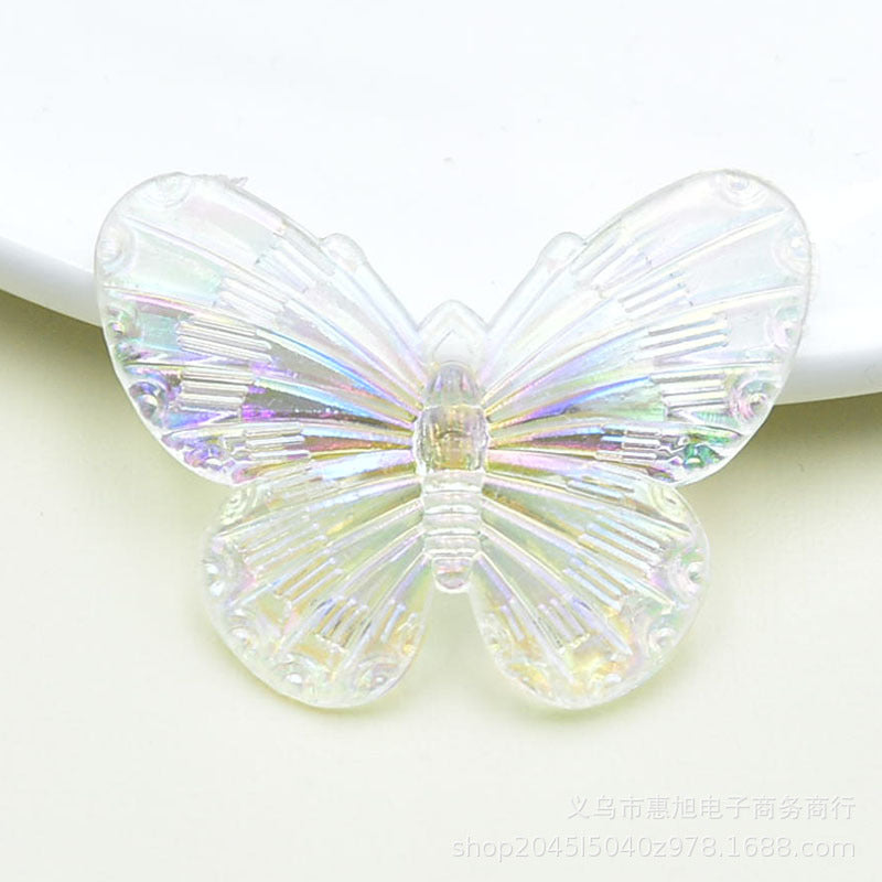 Resin gradient butterfly accessories MIC-HuiX008