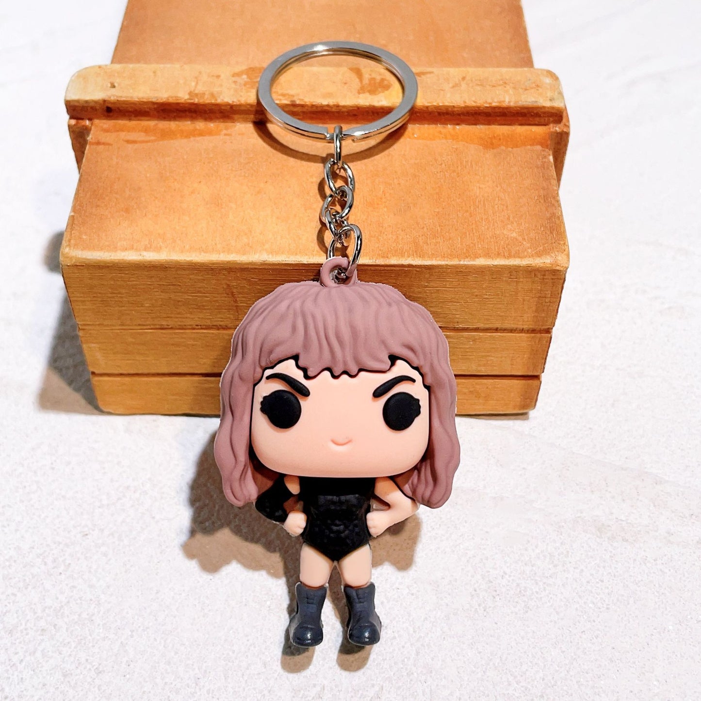 PVC cartoon Taylor Swift keychain MIC-QiC040