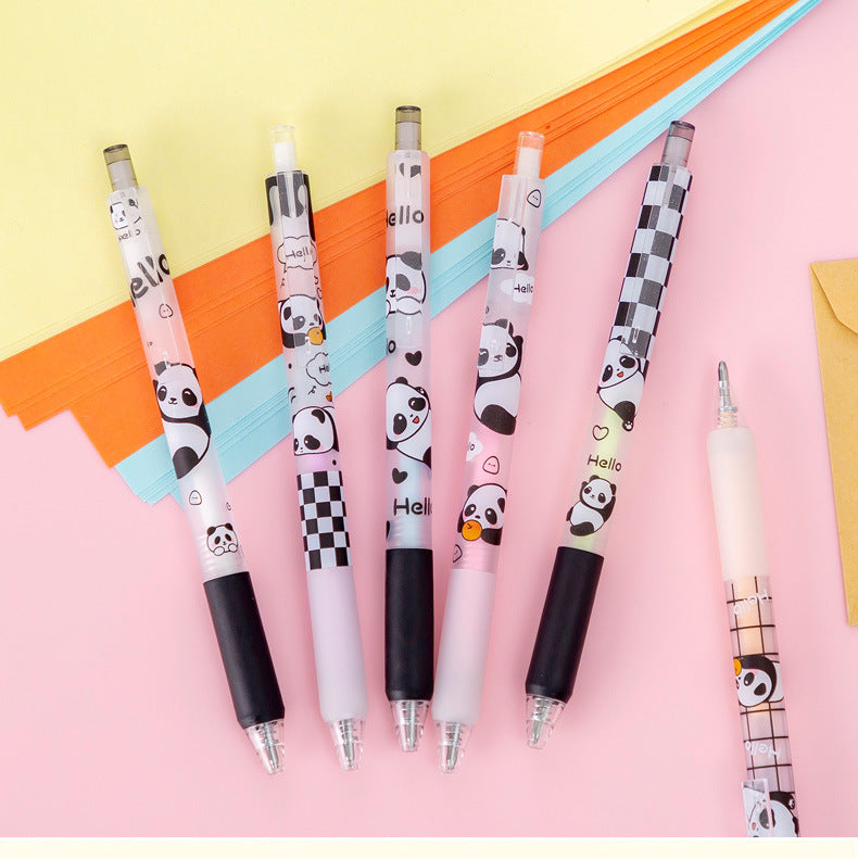 push glue pen cute panda cartoon glue quick-drying pen JinL002