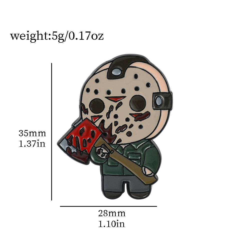 Metal Killer Jason brooch (Minimo de Compra 2) MIC-ShengY05