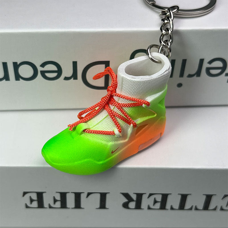 PVC gradient 3D high top shoe keychain MIC-MiaoY085