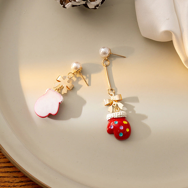 Alloy Christmas series earrings (Minimo de Compra 2) MIC-MDD091