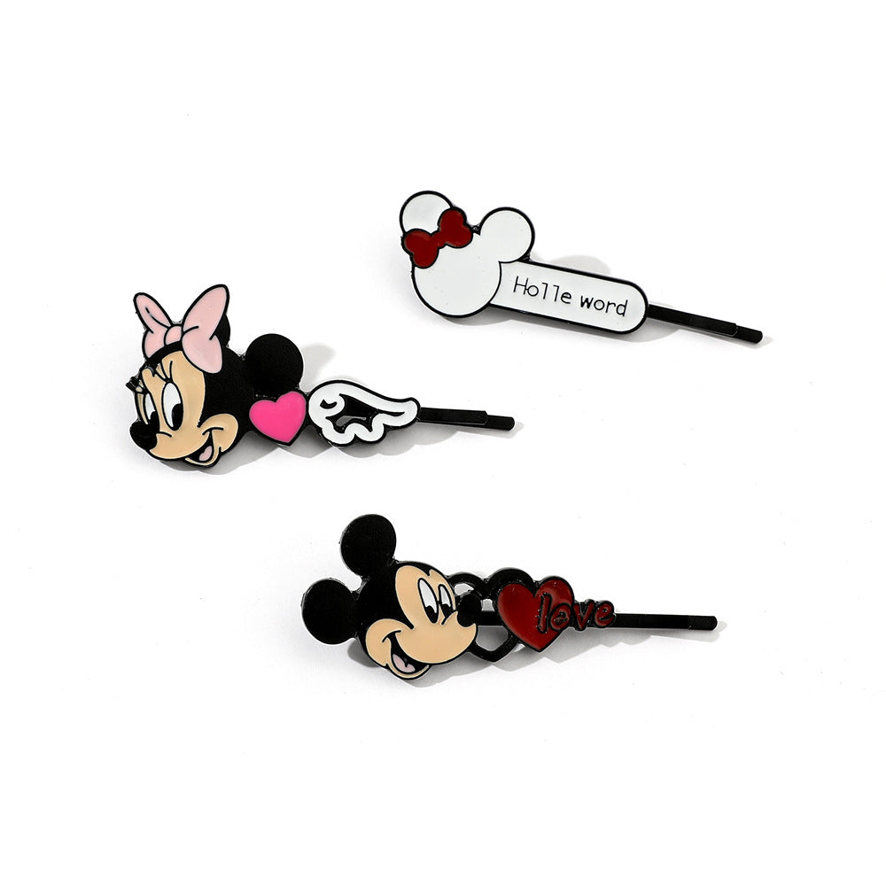 Alloy cute cartoon hair clip (Minimo de compra 2) MIC-YunX018