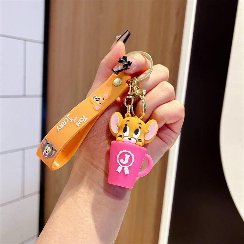 PVC cute cartoon keychain MYA-JinB028