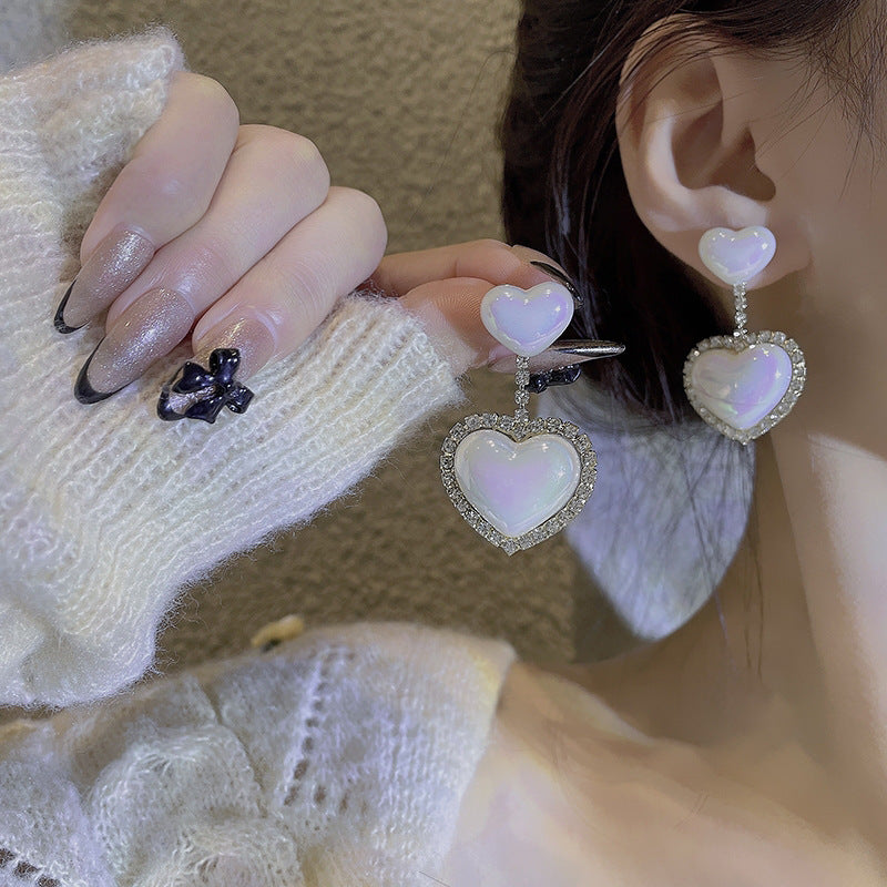 Alloy minimalist and fashionable earrings MIC-BiX005