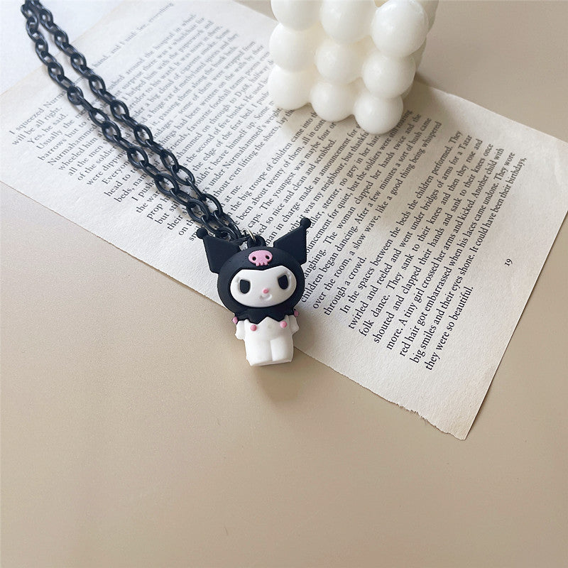 acrylic cartoon character cute necklace shier002