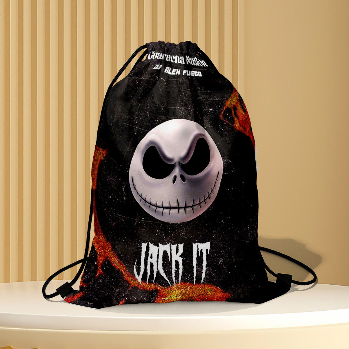 Polyester Halloween drawstring backpack (Minimo de Compra 2) MIC-QB006