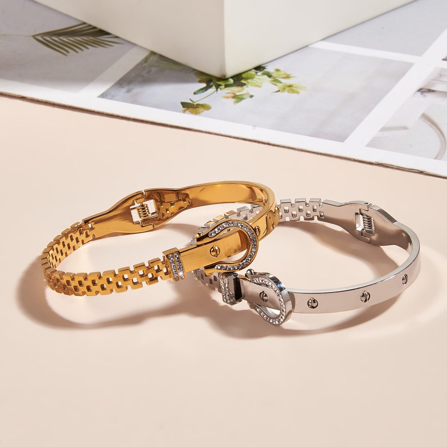 Bracelet Stainless Steel Bracelet Diamond QianH004