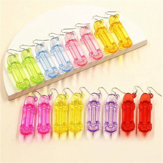 Acrylic New Skateboard Earrings (Minimo de compra 2) MIC-NanH001