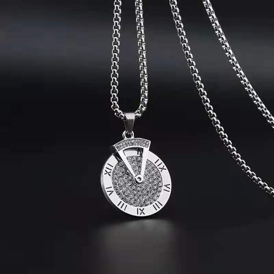 Necklaces Stainless Steel Clock Minimo de compra 2 BaiYing008