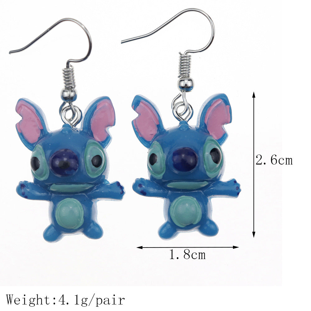 Cartoon animal earrings US-NiQ014