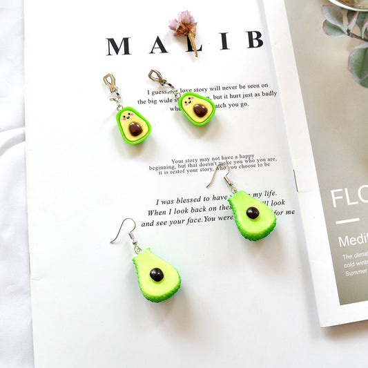 Resin summer fruit ear clip (Minimo de Compra 2) MYA-XieN037