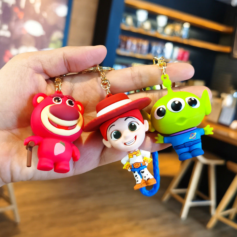 keychain PVC Trendy Cartoon (F) MIC-JiaX003