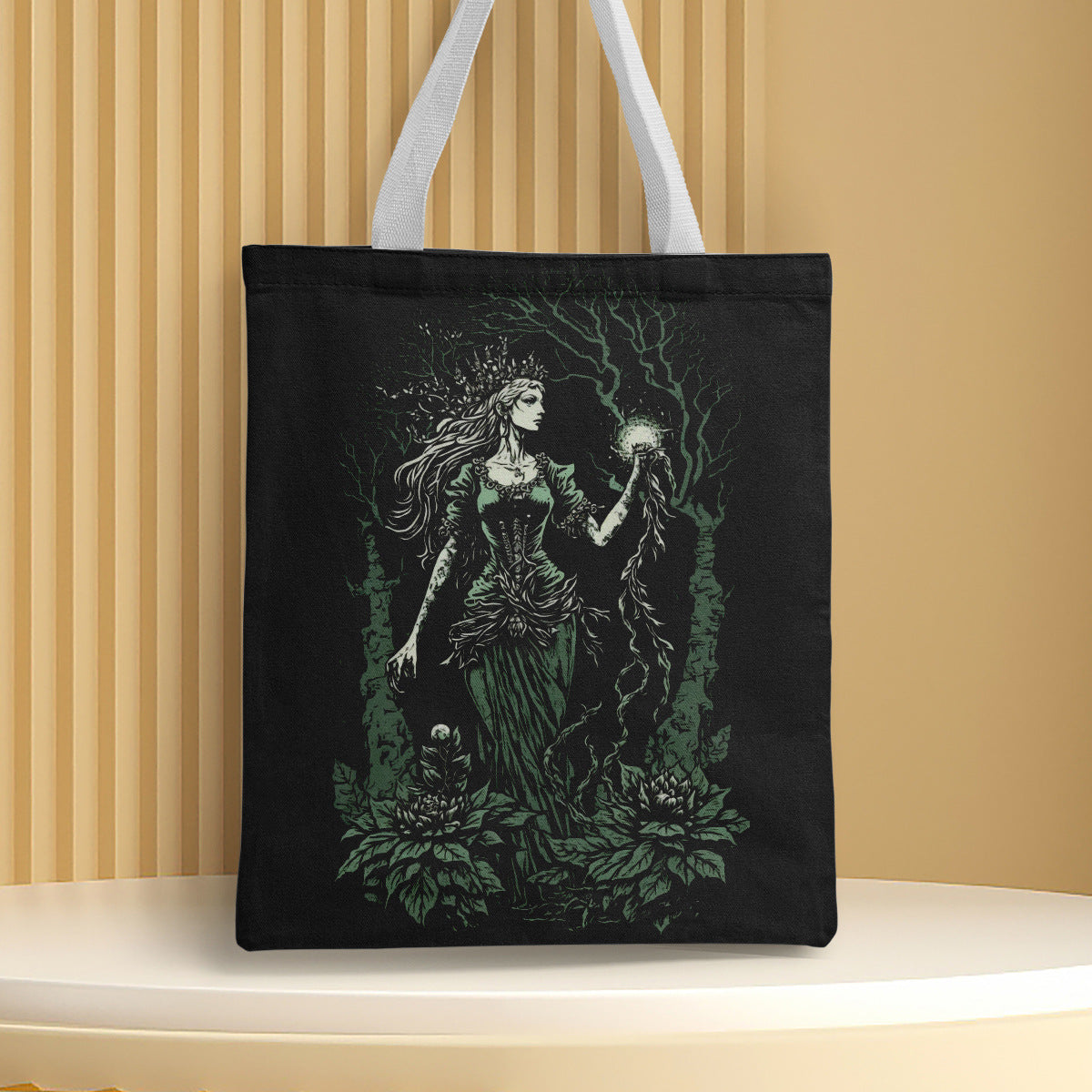 Polyester Halloween canvas shoulder bag (Minimo de Compra 2) MYA-QB007