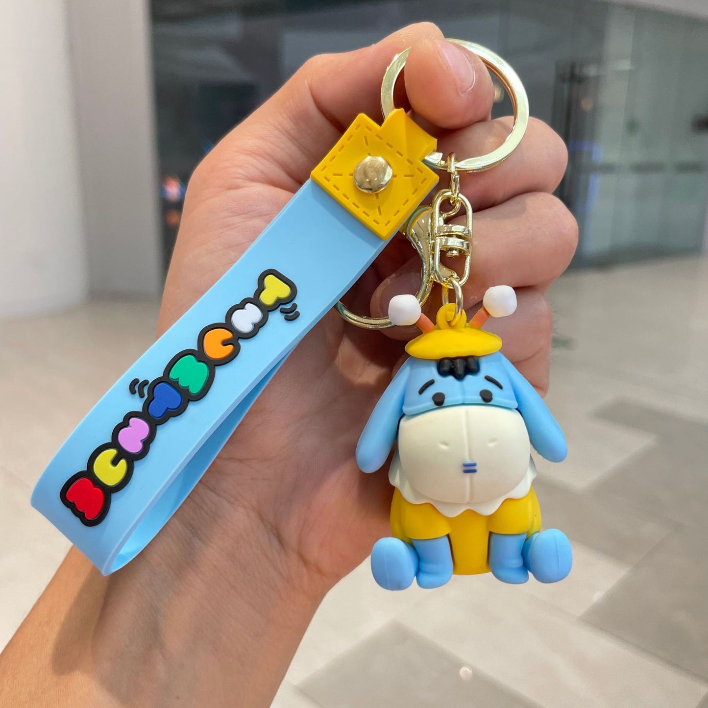 PVC New Winnie Bear Keychain MIC-YaoP023